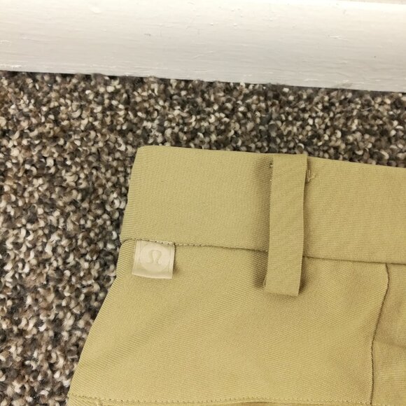 2020 Lululemon Pants Commission *Warpstreme Beige Tan 31x27 Classic Fit *Flaw - Picture 6 of 14